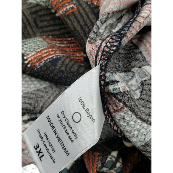 New LuLaRoe Amy Womens 3XL Astronaut American Flag Pockets - Picture 8 of 8